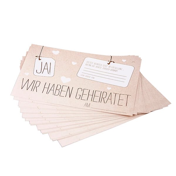 Ballonkarten zur Hochzeit - weddix.de 